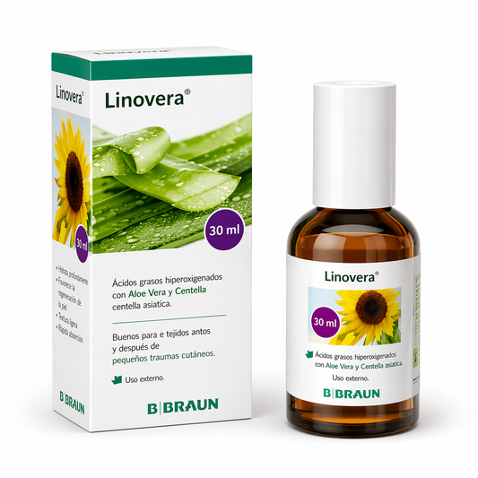 Linovera Oil 30 ml – Ácidos grasos para prevención de lesiones cutáneas - INDUMEDICAL