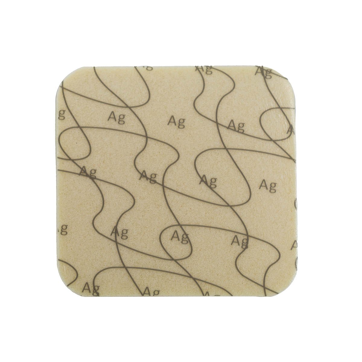 Apósito espuma hidrofilica con plata 10 x 10 cm ( caja 10 unidades) - INDUMEDICAL