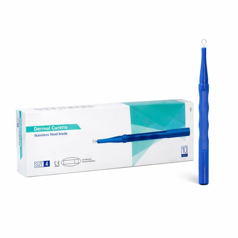 Cureta Dermica o Dermal 4mm ( caja 10 unidades ) - INDUMEDICAL