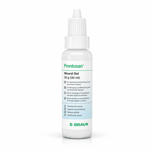 Prontosan Gel 30 ml – Desbridamiento y control de biofilm en heridas - INDUMEDICAL